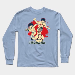 Captain Tsubasa Popart Long Sleeve T-Shirt